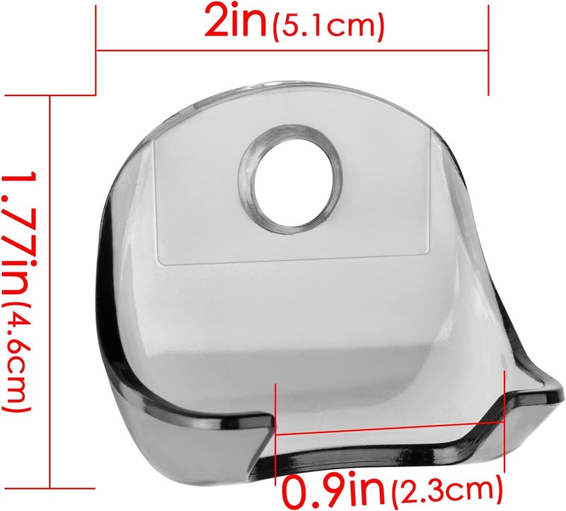 Linkidea 2 Pack Razor Holder Self Adhesive, Shower Wall Mount Hook Bathroom Organizer, No Drilling Storage for Gillette Venus, Fusion 5 Proshield, Mach3 (Grey) - Image 3